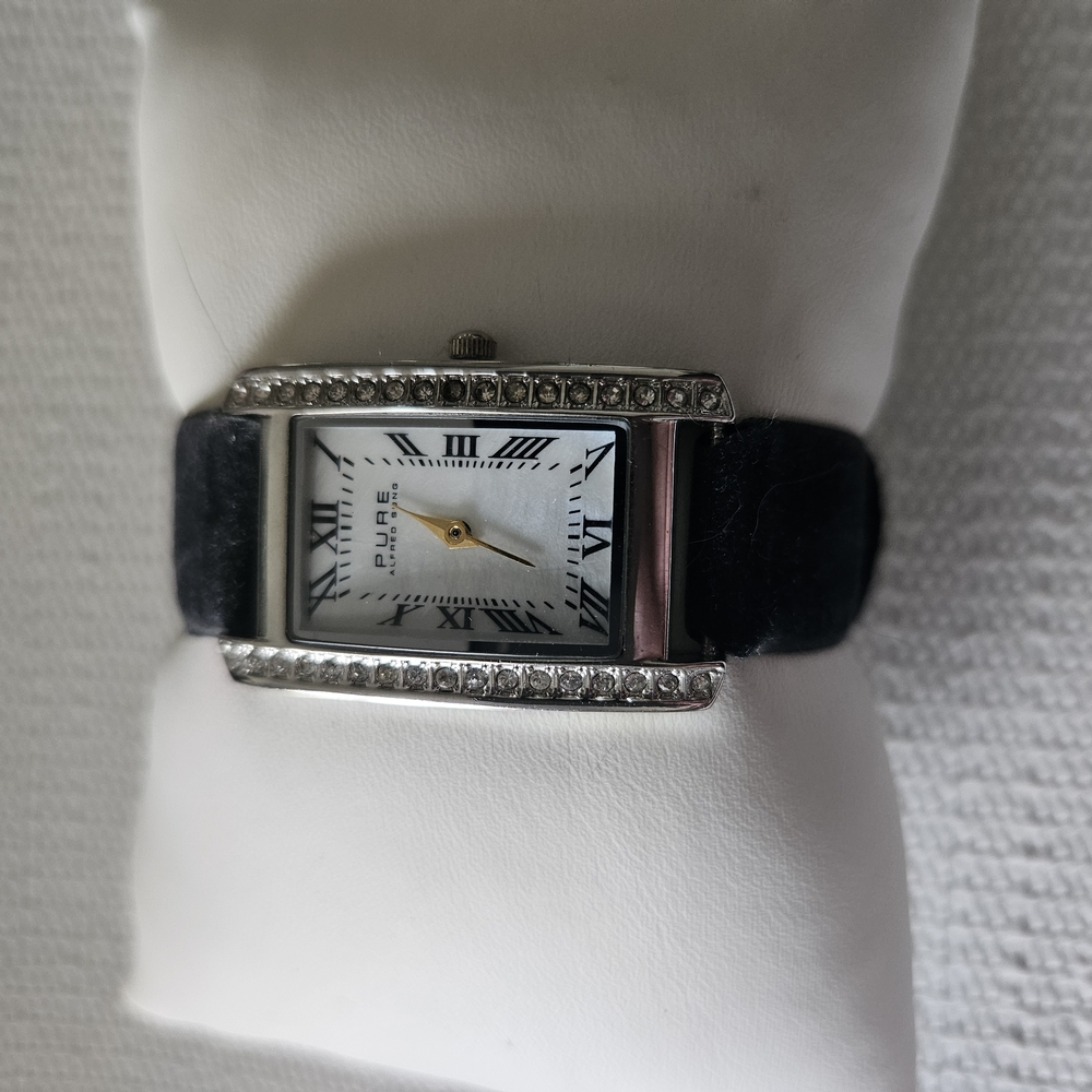 Pur Black and Silver Women's Watch